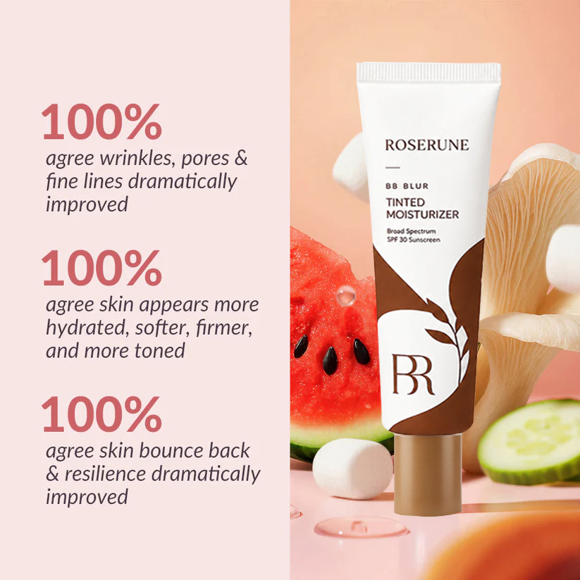 blur tinted moisturizer SPF 30 - instantly brightens, hydrates & smooths your skin