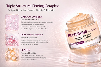 🔥LAST DAY 50% OFF!!ROSERUNE Calcium Dark Spot Eye Cream